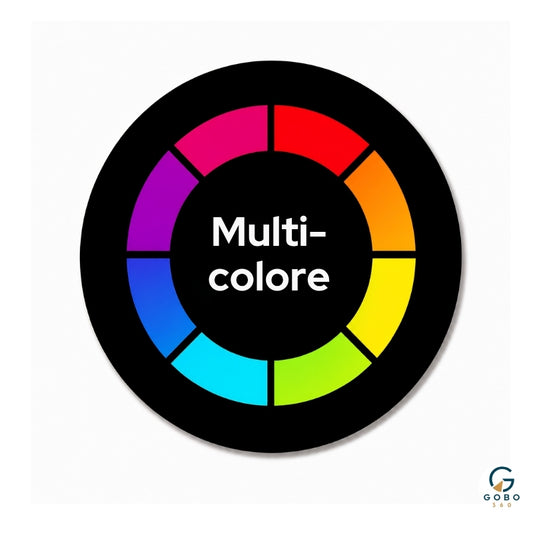 GOBO PERSONNALISÉ MULTICOLORE