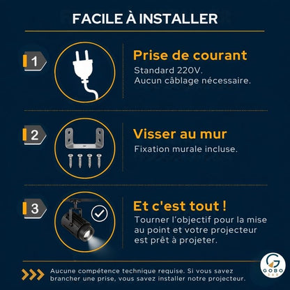 GOBO PERSONNALISÉ 2 COULEURS
